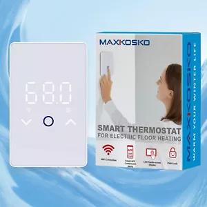 2pcs Electric Floor Warming Smart Thermostat - WiFi & Touchscreen LED Display - Picture 1 of 7