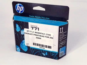 HP 771 Light Magenta or Light Cyan PRINTHEAD, for Z6200 - Z6800, exp March 2024 - Picture 1 of 2