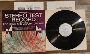 Stereo Review's Stereo Test Record Model SR12 LP 1969 w/ Instruction Manual - Picture 1 of 2