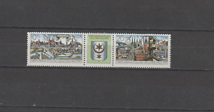 DDR-Zusammendruck-Briefmarkenausstellung der Jugend 1990 in Halle-Postfrisch-