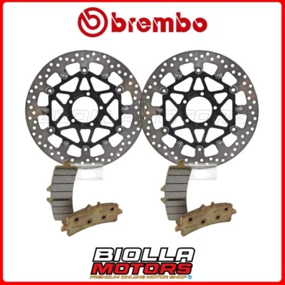 KIT PASTIGLIE + DISCHI BREMBO DUCATI 1198 SP 1198 2012 ANTERIORE [59 - Flottante Foto 1 de 4