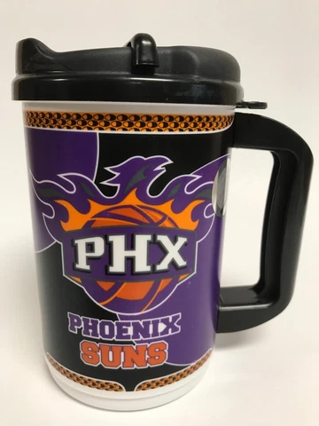 NBA Phoenix Suns 20 oz. Thermal Mug with Twist Close Lid Cover