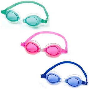 Bestway Hydro Lil Occhiali da Nuoto Fulmine per Bambini 3+ Blu Verde Rosa - Foto 1 di 10