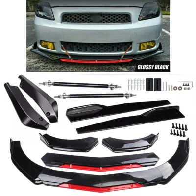 For 2005-2016 Scion tC Front Bumper Lip Spoiler Body Kit Side Skirt Rear Lip Foto 1 de 4