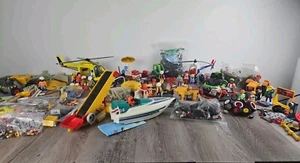 Vintage Playmobil Massive LOT Hundreds of Assorted Parts Manuals Mixed Parts - Picture 1 of 12