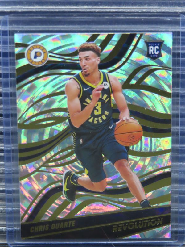 2021-22 Revolution Chris Duarte Fractal Rookie RC #139 Nuggets Q475