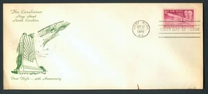 US FDI #C45 1949 2 PM Kitty Hawk Norfolk 46th Anniversary First Flight  #74 rare - Picture 1 of 2