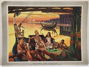 Harrah's Casino 1961 "1300 BC Hounds & Jackals" historia del juego Lake Tahoe NV RR - Imagen 1 de 1