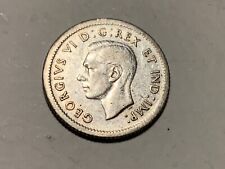 CANADA 1939 - 10 Cent - 80% Silver / King George VI / Low Mintage