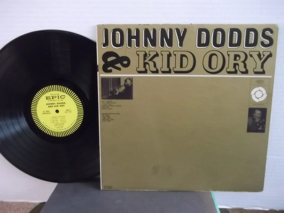 Johnny Dodds & Kid Ory,Epic 16004,"Johnny Dodds&Kid Ory",US,LP,mono,deep grv,M- - Image 1 of 1