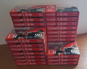30 neue versiegelte Maxell normale Schrägvorrichtung leere Kassettenbänder - 17x90 min/13x60 min - Bild 1 von 3