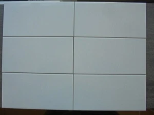 BLANCO BRILLO GLOSSY WHITE 20 x 10cm WALL TILES IN A PACK OF 50 - Picture 1 of 4
