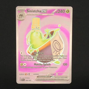 Sinistcha ex SV06: Twilight Masquerade Pokemon Ultra Raro Holofoil 189/167 Casi Nuevo - Imagen 1 de 6