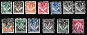 Zambia Northern Rhodesia SRS 1938- King George VI Short Series MNH/MH aXF - Picture 1 of 2