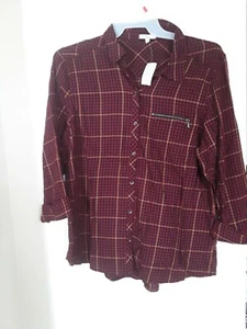 Maurice’s Damen schwarz rot kariertes Top Hemd Gr. XXL NEU - Bild 1 von 3