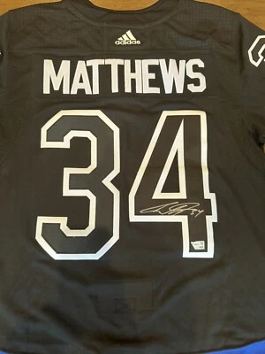 Auston Matthews Signed Auth. Maple Leafs x Drew House Alternate Jersey NWT & COA - Image 1 of 4