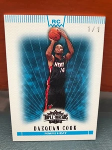 2008 Topps Triple Threads Daequan Cook Rookie #’d 1/1 - Picture 1 of 2