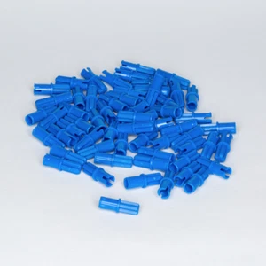 50x LEGO® Technic Achse blau, Axle 1L with Pin Friction Ridges (43093) NEU - Bild 1 von 1