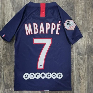 2020 Nike Paris Saint Germain Home Soccer Jersey Kylian Mbappe Kids S France PSG - Picture 1 of 6