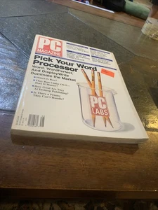 1989 NOVEMBER 28 PC MAGAZINE - WORD PROCESSORS FRONT COVER - H 8487 - Imagen 1 de 4