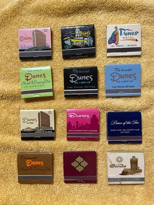 Vintage Vegas Matchbooks : The Dunes Casino & The Sands Casino  (Unused) - Image 1 of 3