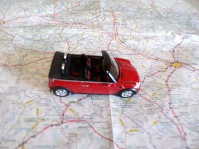 AUSTIN Mini Cooper Cabriolet rouge  SOLIDO 1/43 - Photo 1/2