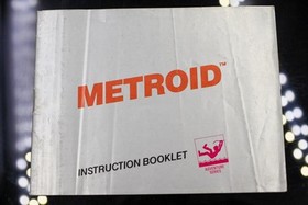 NO GAME- Authentic Manual ONLY! Nintendo NES METROID