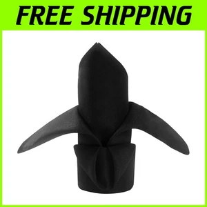 Sturdy & Comfortable Black Cloth Napkins - 50pcs, 20x20 inch Dinner Set - Picture 1 of 10