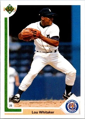 Lou Whitaker 1991 Upper Deck #367d Detroit Tigers - Image 1 of 2