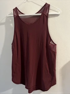 Lululemon Women's Burgundy activewear tank top - Picture 1 of 7