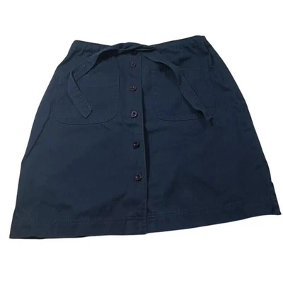 LIZ GOLF Liz Claiborne Athletic юбка Sz 8 кнопка галстук талии карманы опрятный шик - Изображение 1 из 4