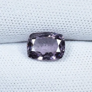1.78 ct MEJOR GRADO PÚRPURA GRIS/ESPINELA NATURAL - ¡Cojín 8x6 Gemas Video!! - Imagen 1 de 3