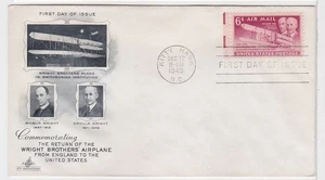 TurtlesTradingPost - Wright Brothers Airmail FDC  #C45- 1949 Artcraft Cachet - Picture 1 of 1