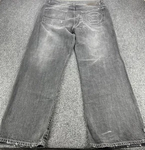 Vintage G-UNIT Jeans Mens 40x34 Black Baggy Wide Leg Hip Hop Skater Y2K - Picture 1 of 12