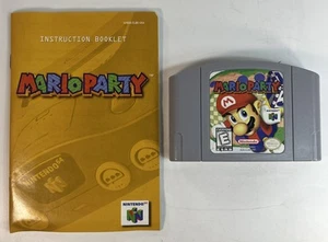 Cartucho Mario Party 64 N64 Nintendo 64 con manual probado funcionando - Imagen 1 de 8