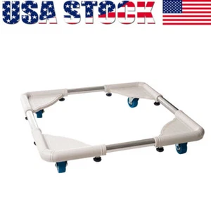 Adjustable Mobile Dolly Roller with 4 Locking Wheel for Moving Washing Machines - Picture 1 of 4