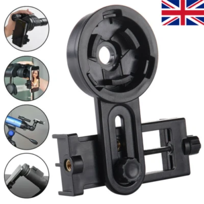 Universal Mobile Phone Holder Mount Adapter Bracket Tools for Telescope-Spotting - Image 1 of 4