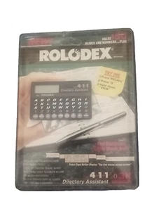 NEW VINTAGE 1993 Rolodex 411 Pocket Directory 150 Names & Numbers - Picture 1 of 4