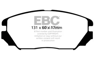 Pastillas de freno delanteras EBC Greenstuff para Hyundai Grandeur 3.3 (2007 > 11) - Imagen 1 de 1