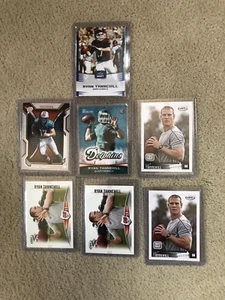 2012 Ryan Tannehill rookie RC Card lot Bowman SP Strata Leaf Hit 7 cards total!! - Picture 1 of 2