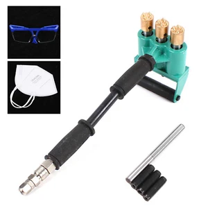 Hand-held Concrete Chisel Machine Three-head Concrete Air Scabbler Bush Hammer - Picture 1 of 12