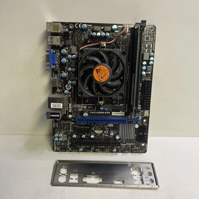 MSI FM2-A55M-E33 WITH AMD A10- 5700 - 8GB RAM - Image 1 of 4