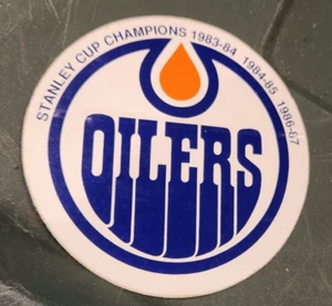 Edmonton Oilers STICKER DECAL Stanley Cup years 1983-84 / 1984-85 / 1986-87 - Picture 1 of 3