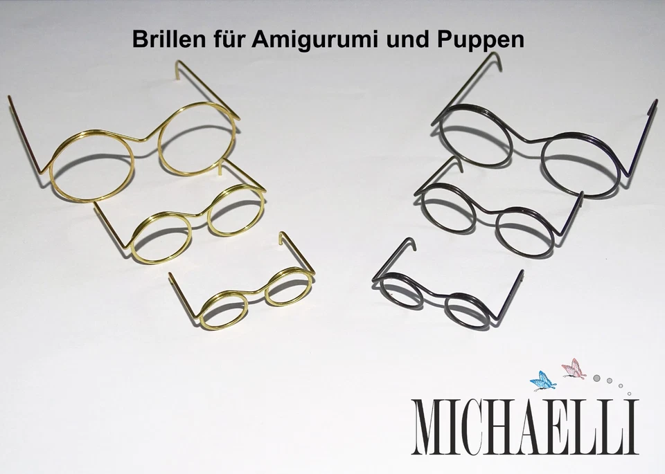Brillen für Amigurumi und Puppen - Bild 1 von 1