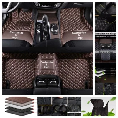 Fit For Peugeot 2004-2014 Car Floor Mats Waterproof Custom Liners Carpets Liners - Image 1 of 4