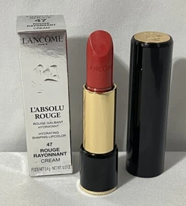 Lancome L’ABSOLU ROUGE Lipstick 47 ROUGE RAYONNANT Cream 3.4g / .12 Oz - Picture 1 of 3