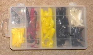 Plano 3449 Panfish/Bass Kit - Box, Shad Tails,Twister Tails,Jig Heads,Spinners - Picture 1 of 2