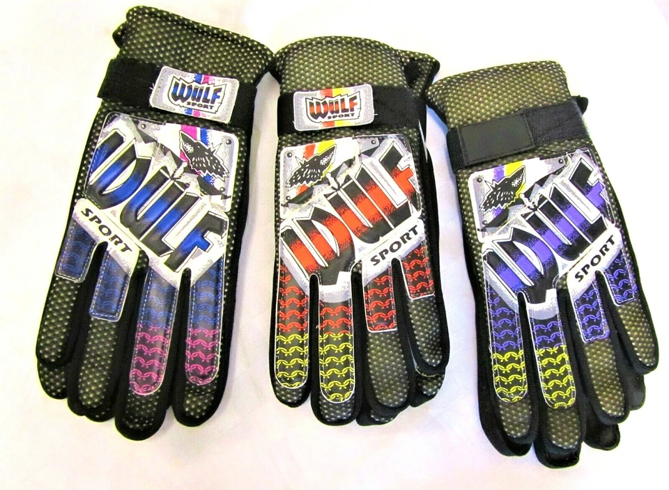 Wulfsport Erwachsene XXL MX blau rot gelb Handschuh Motorrad Motocross MTB Kart