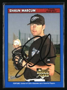 Shaun Marcum 2006 Bazooka #201 RC Auto Baseball Card - Picture 1 of 2