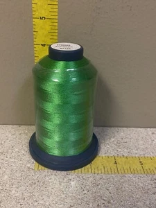 EMBROIDERY THREAD - HUGE 5000M (5500 YARD) CONES - EMERALD GREEN 67128, 07M5836 - Picture 1 of 2